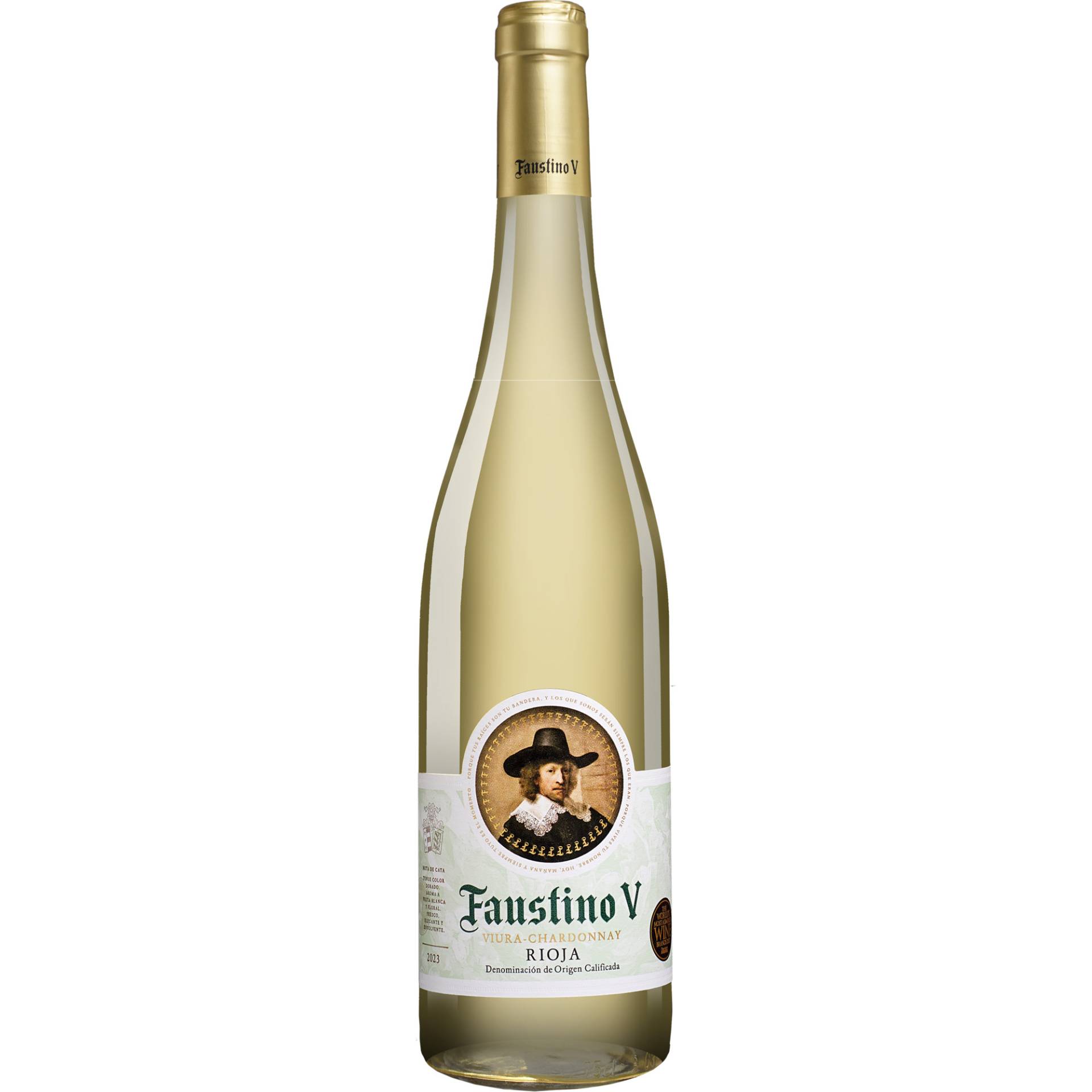 Faustino V Blanco 2023  0.75L 12% Vol. Weißwein Trocken aus Spanien von Faustino Martinez