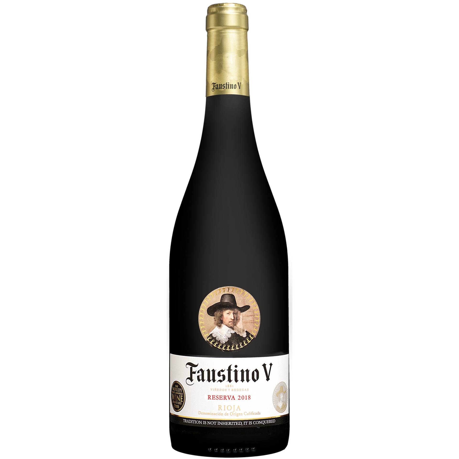 Faustino V Reserva 2018  0.75L 14% Vol. Rotwein Trocken aus Spanien von Faustino Martinez