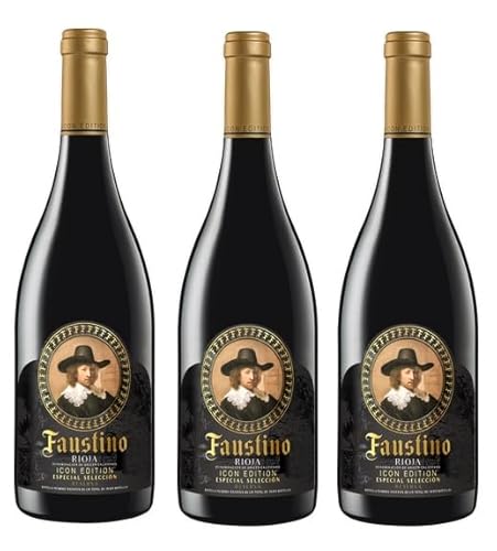 3x 0,75l - Faustino - Icon Edition - Reserva Especial - Rioja D.O.Ca. - Spanien - Rotwein trocken von Faustino