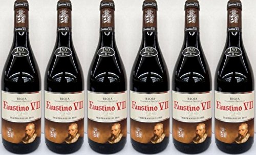 6 x FAUSTINO VII RIOJA Tempranillo 13%vol 0,75l SPANIEN 6 x FAUSTINO VII RIOJA Tempranillo 13%vol 0,75l SPANIEN von Faustino