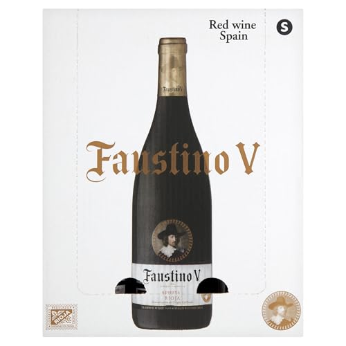 6x 0,75l - 2018er - Faustino V - Reserva - Rioja D.O.Ca. - Spanien - Rotwein trocken von Faustino