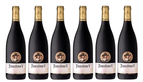 6x 0,75l - Faustino V - Reserva - Rioja D.O.Ca. - Spanien - Rotwein trocken von Faustino