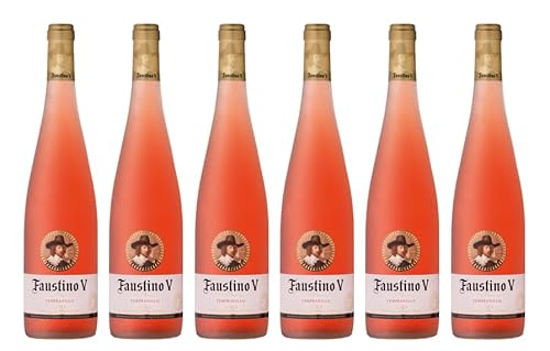 6x 0,75l - Faustino V - Rosado - Rioja D.O.Ca. - Spanien - Rosé-Wein trocken von Faustino