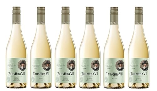 6x 0,75l - Faustino VII - Blanco - Rioja D.O.Ca. - Spanien - Weißwein trocken von Faustino