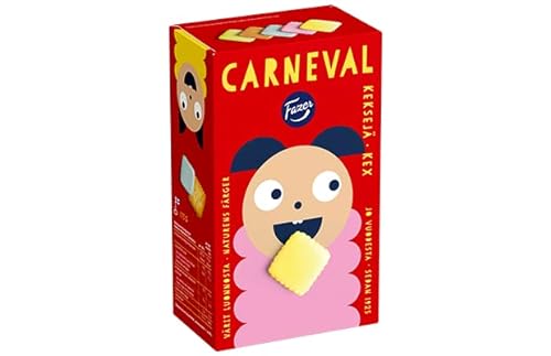 Fazer Carneval Originalkekse 12 Kisten mit 175 g 74,4oz von Fazer