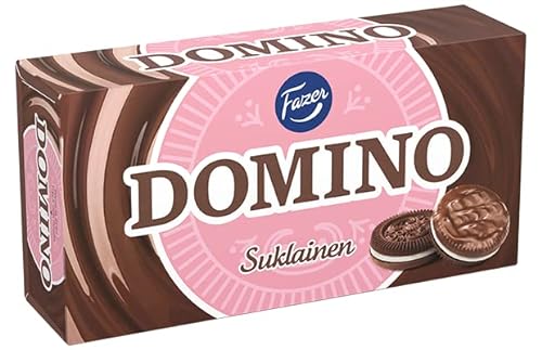 Fazer Domino Chocolate Cooled Kekse 1 Box von 354G 12,5 Unzen von Fazer
