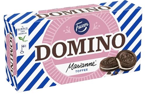 Fazer Domino Marianne Toffee Kekse 24 Kisten mit 350 g 295,2oz von Fazer