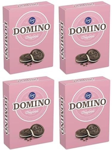 Fazer Domino Original Kekse 4 Schachteln of 525g von Fazer