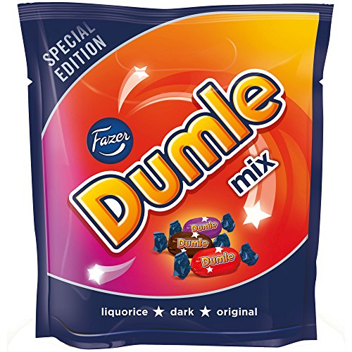 Fazer Dumle Mix Special Edition Karamell-Toffees mit Schokoladenüberzug 350 g von Fazer
