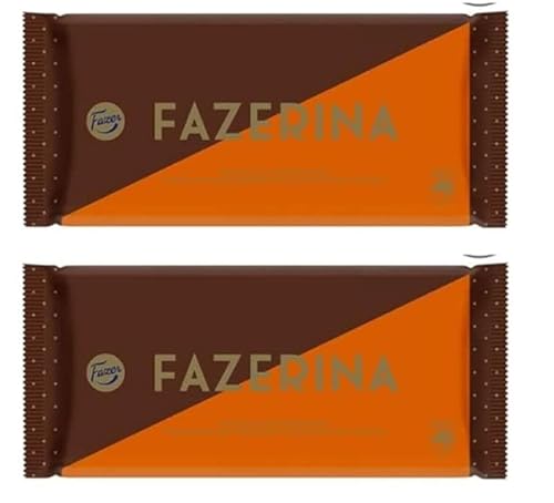 Fazer Fazerina Originalschokolade 2 Bar von 121 g 8,6 Unzen von Fazer