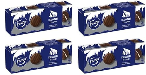 Fazer Islanti Schokoladenkekse 4 Kisten mit 142 g 20oz von Fazer