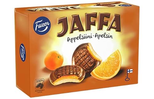 Fazer Jaffa Orange Schokolade 1 Box von 300 g 10,6oz von Fazer