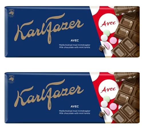 Fazer Karl Fazer AVEC Schokolade 2 Bars von 200 g 14,2 Unzen von Fazer