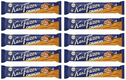 Fazer Karl Fazer Crunchy Chocolate 10 Stöcke von 55 g 19oz von Fazer