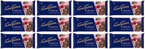 Fazer Karl Fazer Himbeerjoghurt -Schokolade 12 Balken von 121 g 51,6 Unzen von Fazer