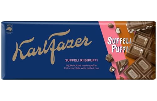 Fazer Karl Fazer Suffeli Milchschokolade Schokolade 10 Bars von 198G 70 Unzen von Fazer
