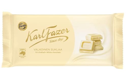Fazer Karl Fazer weiße Schokolade 20 Bars von 131 g 92 Unzen von Fazer