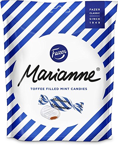 Fazer Marianne Toffee, Peppermint Candies Filled With Toffee (220g) von Fazer