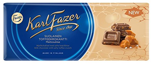 Fazer Milk Chocolate With Salty Toffee Crunch (200g) von Fazer