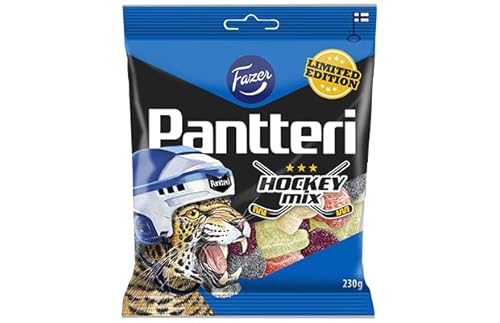 Fazer Pantteri Hockey Mix Limited Edition gemischte Süßigkeiten 5 Packungen von 230 g 40,5 Unzen von Fazer