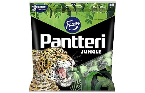 Fazer Pantteri Jungle Mix Candy 1 Packung von 280 g 9,9 Unzen von Fazer