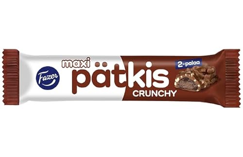 Fazer Patkis Maxi Crunchy Chocolate 20 Stöcke von 55 g 38 Unzen von Fazer