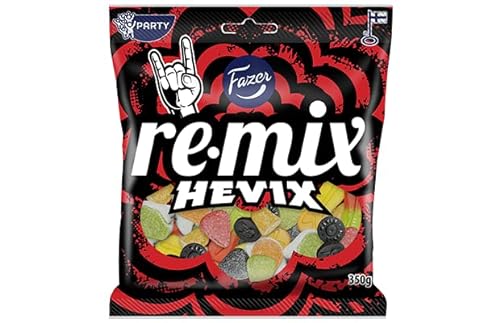 Fazer Remix Hevix gemischte Süßigkeiten 24 Packungen von 350 g 295,2oz von Fazer