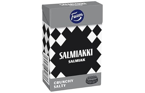 Fazer Salmiakki knusprig salzige Pastillen 32 Kisten mit 70 g 80 Unzen von Fazer