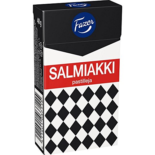 Fazer salzige Lakritze Salmiakki 40gX5 Box Set von Fazer