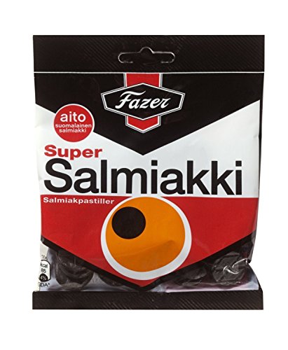 Fazer Super Salmiakki Salmiakpastillen 80 g von Fazer