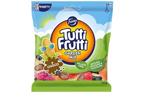 Fazer Tutti Frutti Garden Mix Gummy 1 Packung von 325 g 11,5 Unzen von Fazer