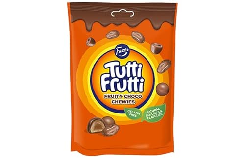 Fazer Tutti Frutti fruchtiger Chooko -Chewies Candy 1 Packung von 150 g 5,3 Unzen von Fazer