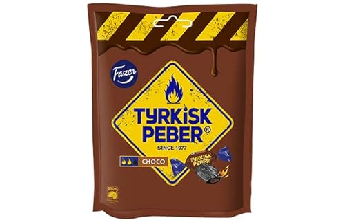 Fazer Tyrkisk Peber Choco Spirituosen 12 Packungen von 120 g 50,4 Unzen von Fazer