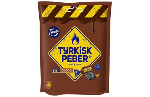 Fazer Tyrkisk Peber Choco Spirituosen 5 Packungen von 120 g 21oz von Fazer