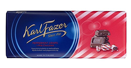 Karl Fazer Blau ROSINEN & HASELNÜSSEN auf Finnisch Milch Schokoladenriegel 200g (7, 05oz) von Fazer