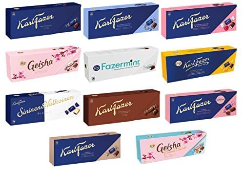 Karl Fazer Chocolate 270g Pack of 6 - Pick Any 6 box from many flavors von Fazer