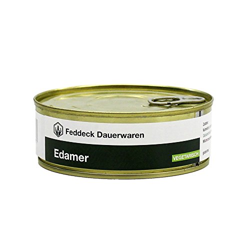 Dosenkäse Edamer, 200g, mit Ring-Pull-Verschluss Dosenkäse Edamer, 200g, mit Ring-Pull-Verschluss von Feddeck