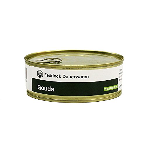 Dosenkäse Gouda, 200 g, mit Ring-Pull-Verschluss von Feddeck