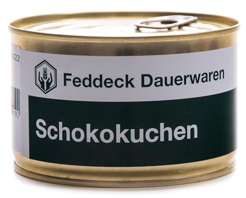 Dosenkuchen Schokoladenkuchen, in der Dose gebacken, 170 g von Feddeck