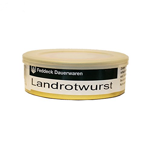 Dosenwurst Landrotwurst, wiederverschließbar, 200 g von Feddeck