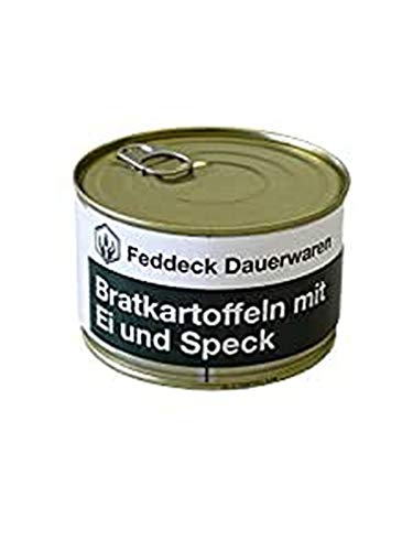 Fertiggericht Dose Bratkartoffeln mit Speck und Ei 400 g von Feddeck