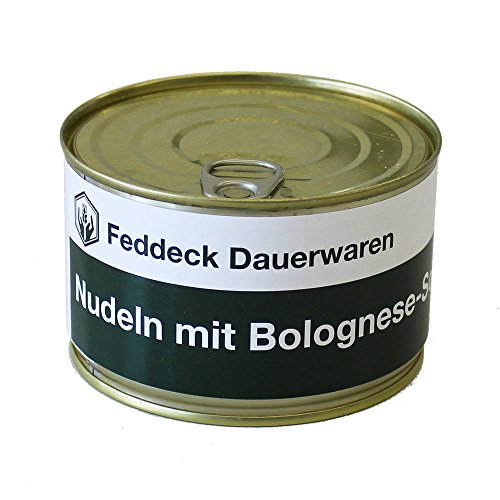 Fertiggericht Dose Nudeln mit Bolognese 400 g von Feddeck