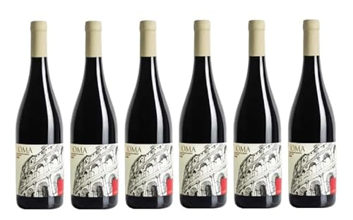 6x 0,75l - 2021er - Federici - Roma - Rosso - Roma I.G.P. - Latium - Italien - Rotwein trocken 6x 0,75l - 2021er - Federici - Roma - Rosso - Roma I.G.P. - Latium - Italien - Rotwein trocken von Federici