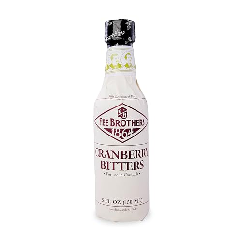 Fee Brothers | Cranberry Bitters | 150 ml | Für Cocktails & Longdrinks | Für besondere Würze & Raffinesse | Geruch von frischen Cranberrys | Geschmack von Cranberrys von Fee Brothers