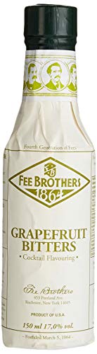 Fee Brothers | Grapefruit Bitters | 150ml | für Cocktails & Longdrinks | frisch & fruchtiger Geruch | herbe Bitterkeit im Geschmack | deutlicher Geschmack von Grapefruit von Fee Brothers