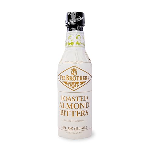 Fee Brothers Toasted Almond Bitters I 150 ml I Für Cocktails & Longdrinks I Für besondere Würze und Raffinesse von Fee Brothers