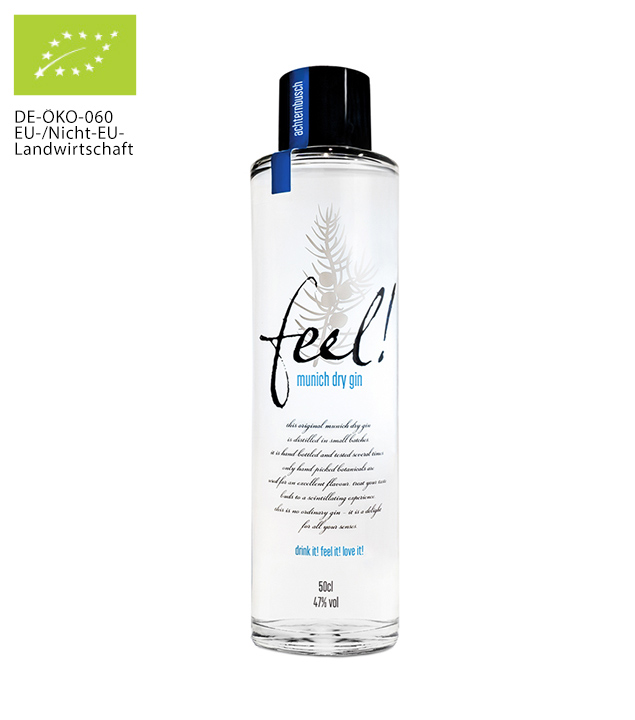 Feel! Munich Dry Gin Bio (47 % vol., 0,5 Liter) von Feel! Munich Dry Gin
