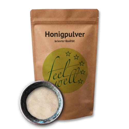 Honigpulver 750 g - bester sprühgetrockneter Honig - vielseitig, praktisch, lecker - ideal für den Vorrat von FeelWell