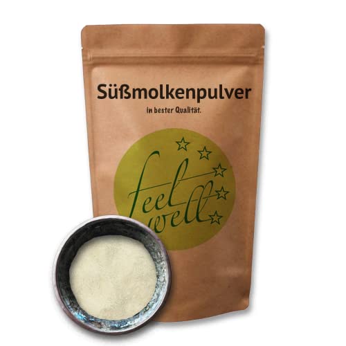 Süßmolkenpulver 750 g beste Süßmolke getrocknet Trinkmolke ohne Zusatzstoffe von FeelWell