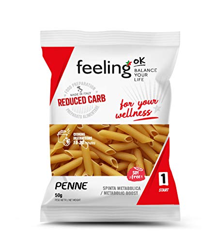 Fooditalia - FeelingOK Start - Protein Penne Nudeln - 50g (1 x 50g Packung) von Feeling OK